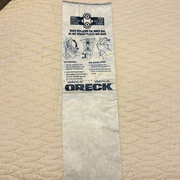 Oreck Hepa Filtration Order Fighting Vacuum Bags (3) Type CC + Bonus - Picture 5 of 6